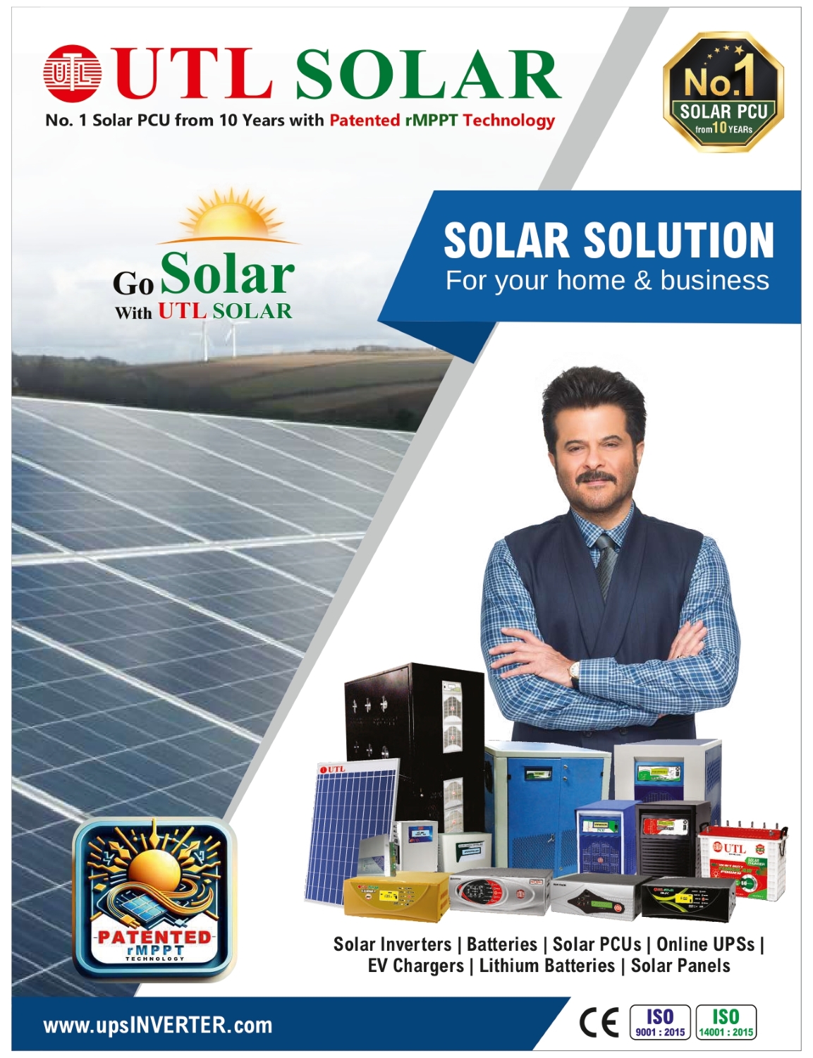 UTL Zeta Pro Solar Hybrid Inverter 40240 – 40kVA 240Volt Three Phase