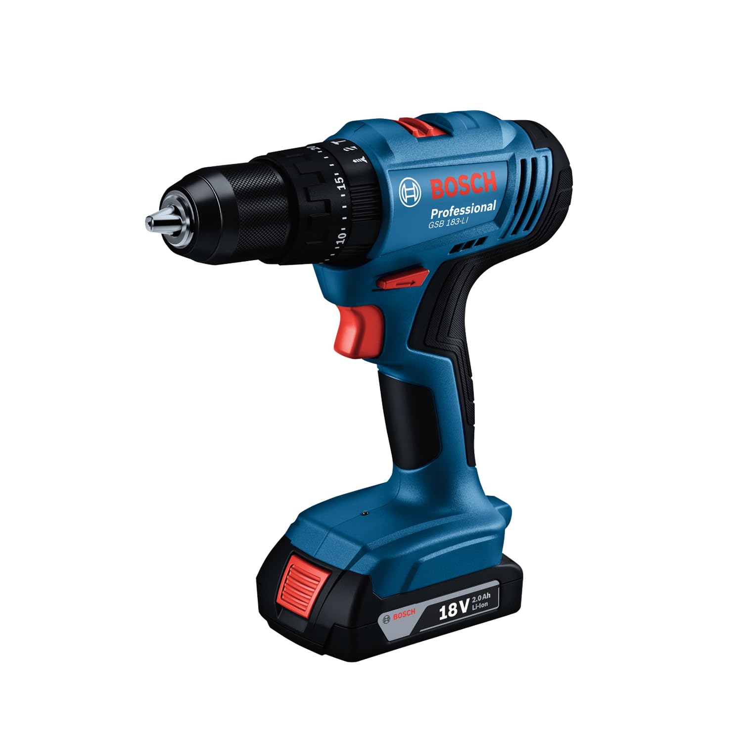 BOSCH GSB 183-Li Cordless Impact Drill/Drivers With 2 Batteries Visit the Bosch Store