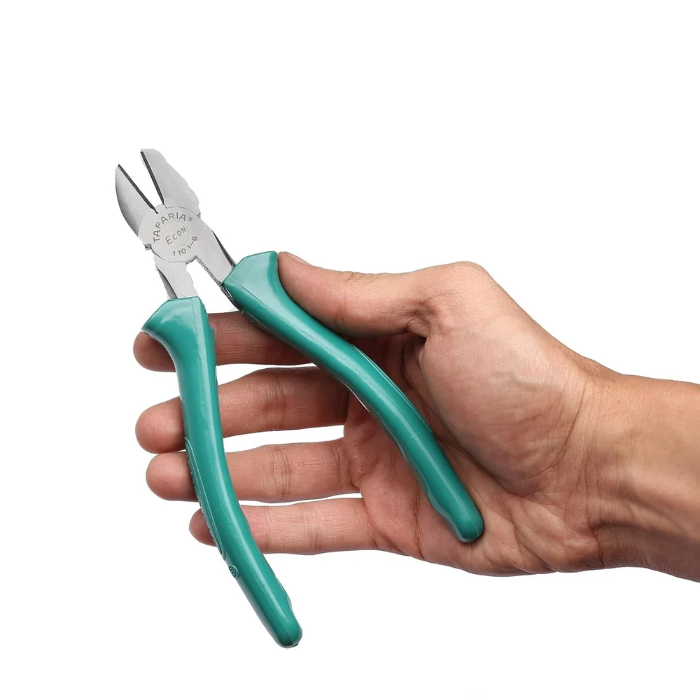 TAPARIA Side Cutting Pliers Model 1121-6N 165 mm 6 Inch Heavy Duty Wire Cutter