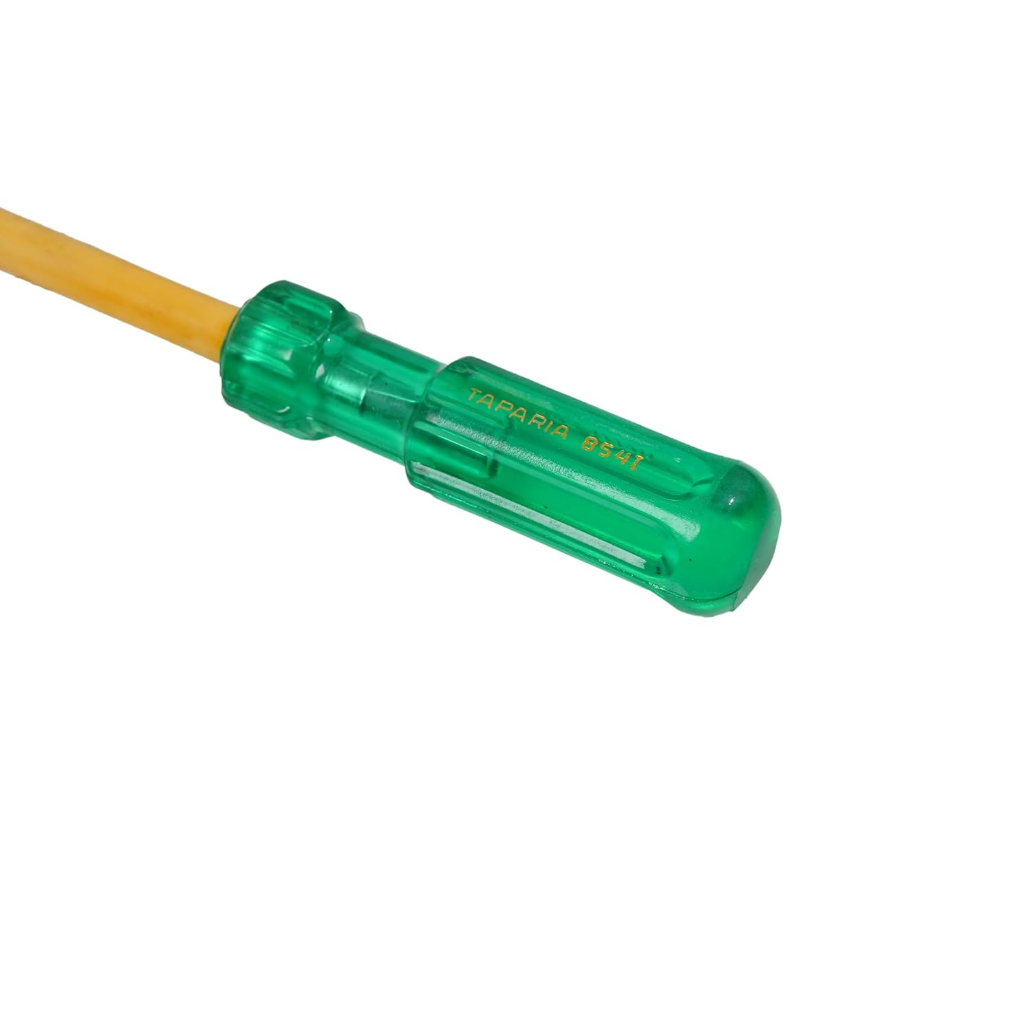 Taparia 854I Two in One Screwdriver (140mm Blade, 8mm Dia, Green Handle)-Reversible Flat Head & Phillips Tip-High Grade Steel Construction-Professional Tool for Electricians, Carpenters, DIY