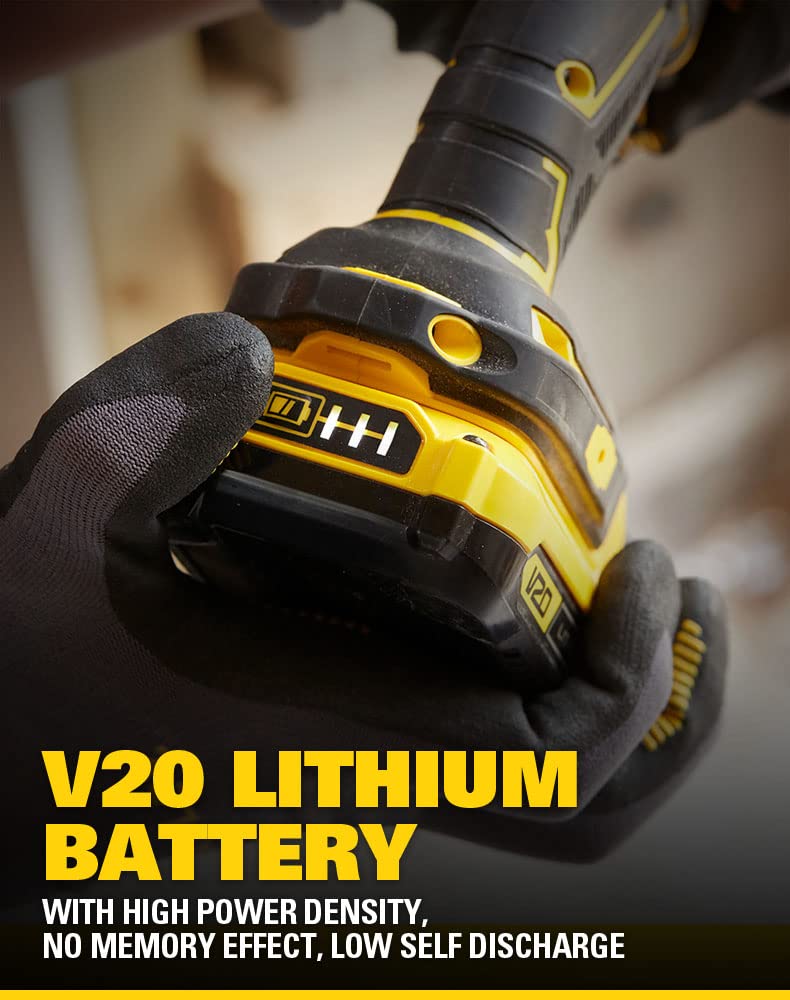 STANLEY FATMAX SBD710D2K-B1 20V 13 mm 1900 RPM Cordless Brushless Drill Machine Driver, 60 Nm Torque, 2.0Ah Li-ion Batteries with Charger, Kit Box, 2 Speed Gearbox, 2 Year Warranty