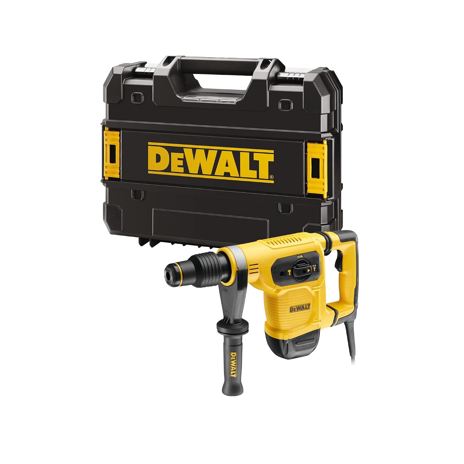 DEWALT D25481K-QS 1050W 40mm 5Kg SDS-Max Combination Hammer 7.3J Impact Energy-Perform and Protect Shield