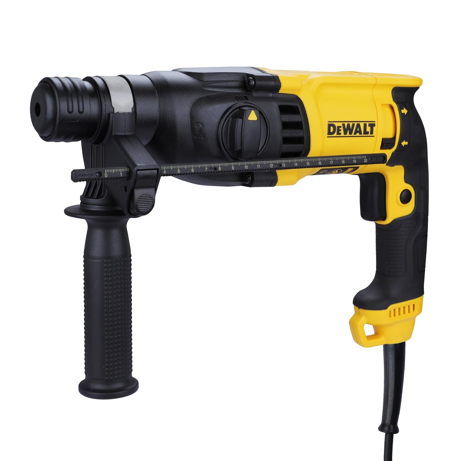 DEWALT D25133K Combi Hammer For Drilling, Hammering & Chipping, 800W 26mm SDS-Plus 3 Mode 2Kg