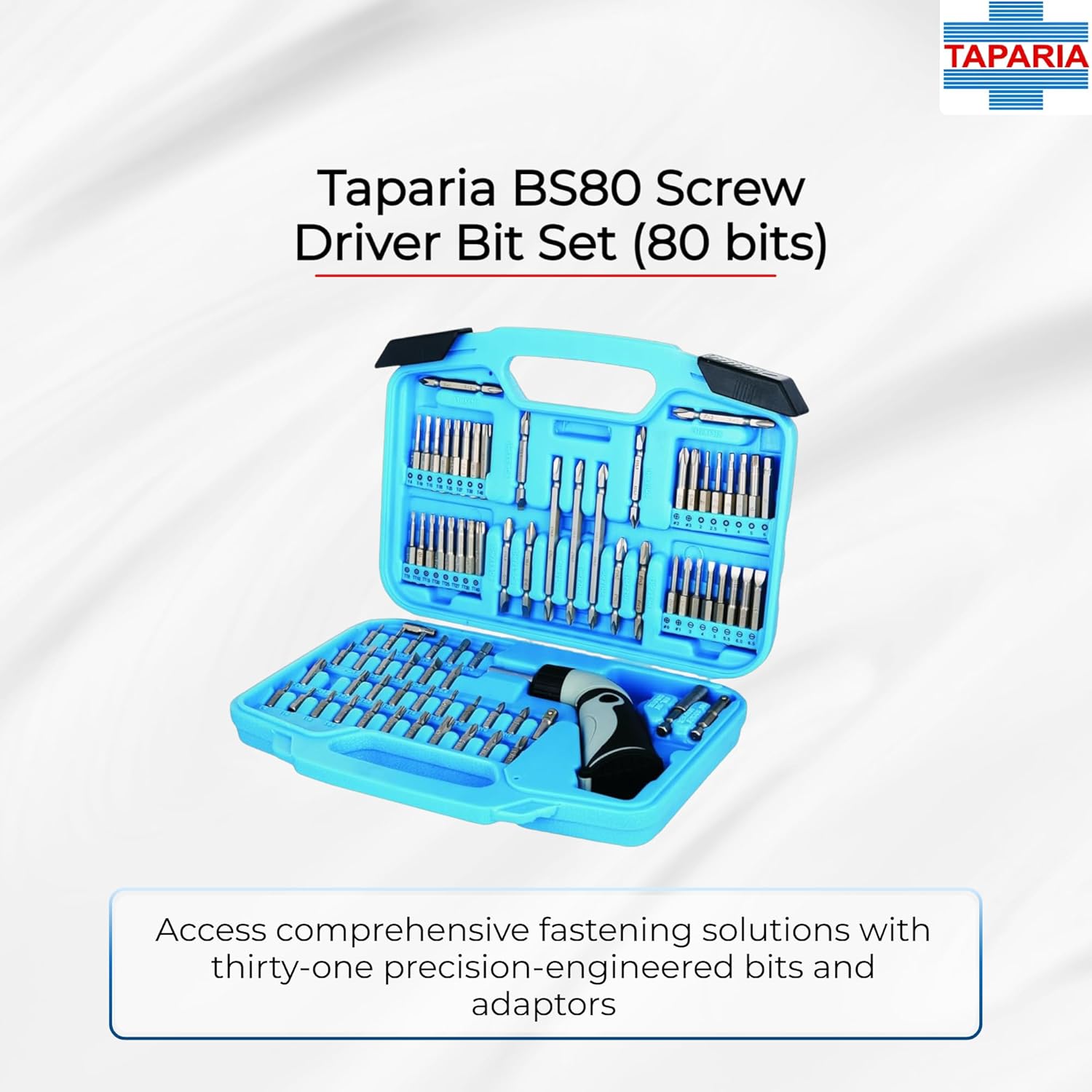 Taparia Bs80 Screw Driver Bit Set, Multicolour