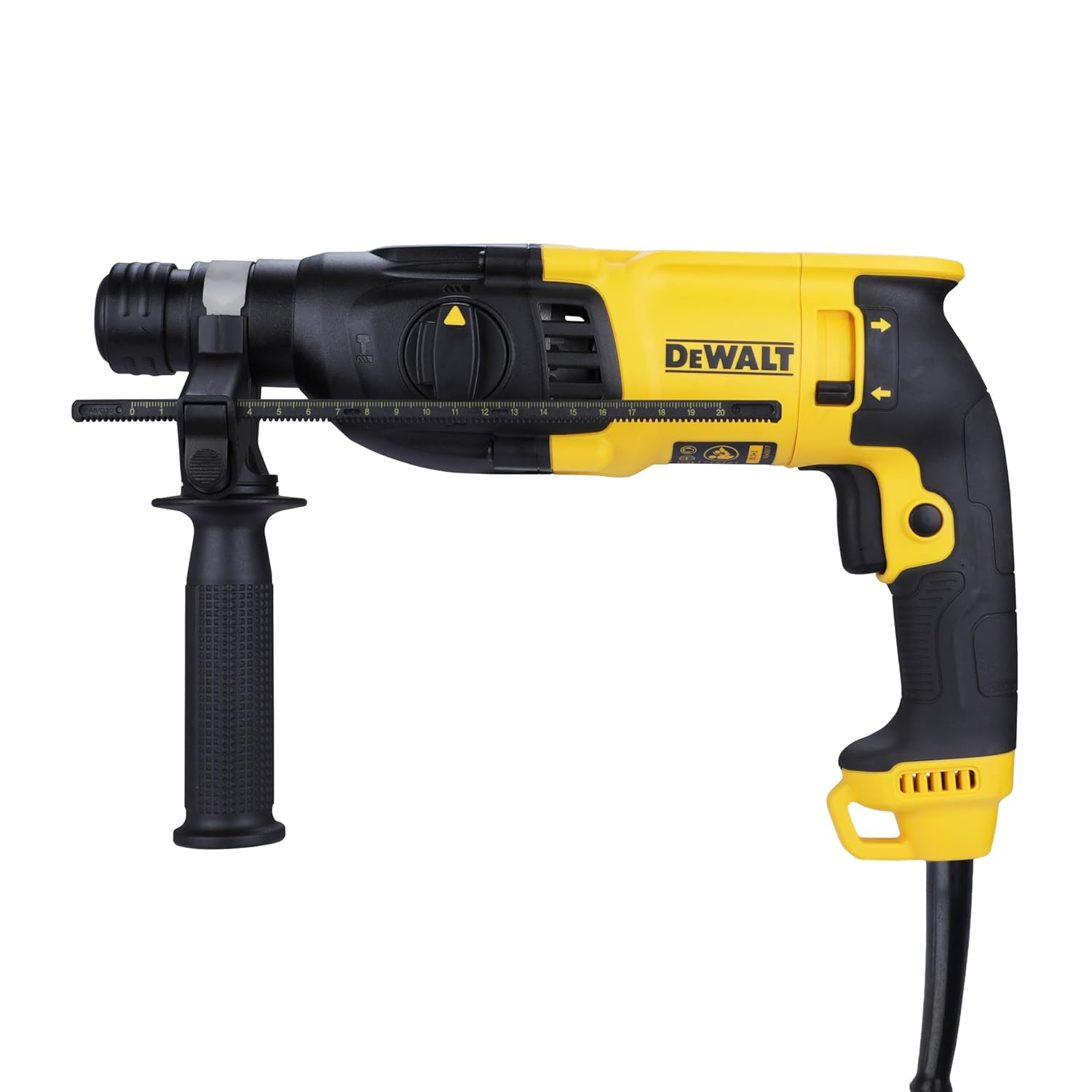 DEWALT D25133K Combi Hammer For Drilling, Hammering & Chipping, 800W 26mm SDS-Plus 3 Mode 2Kg