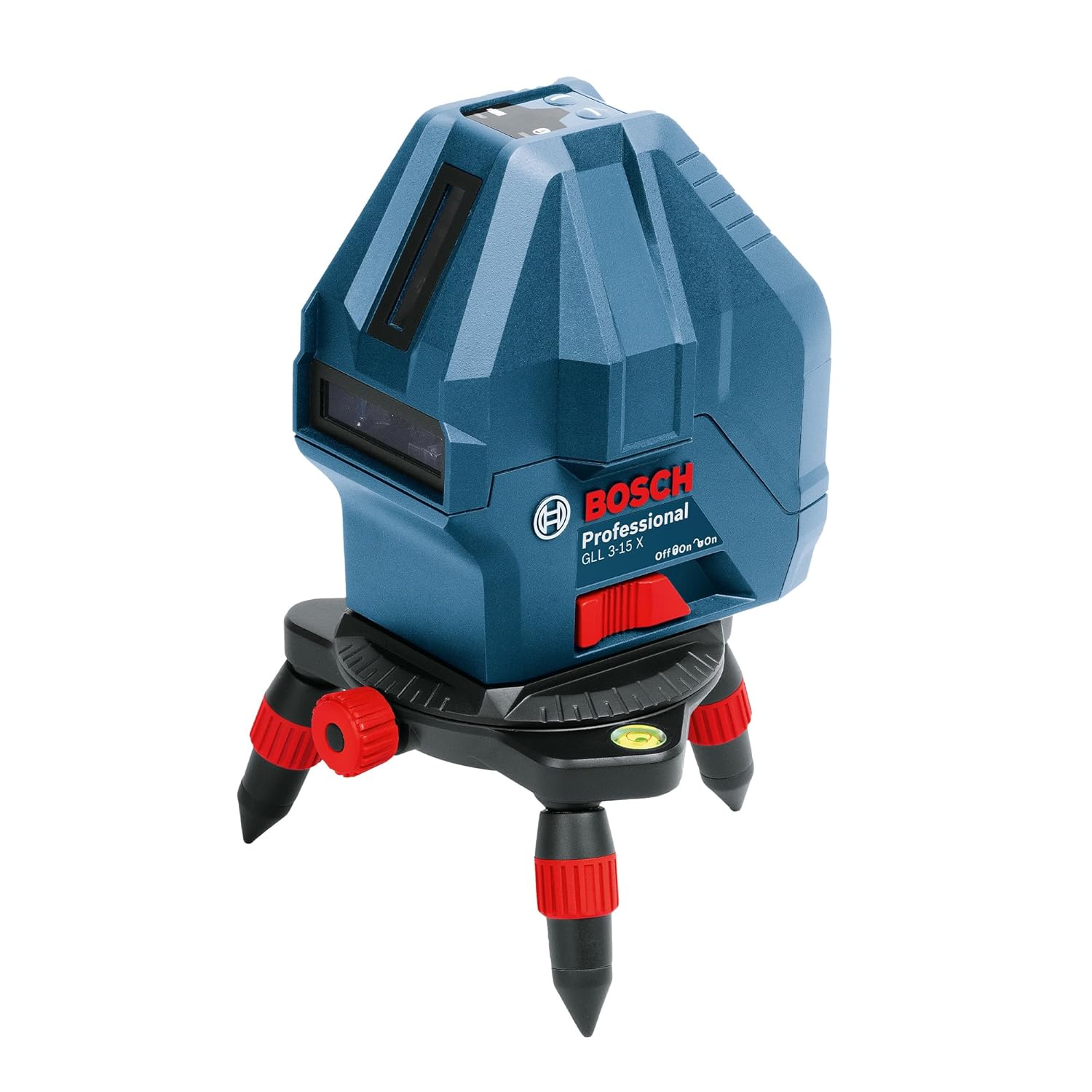 Bosch Professional GLL 3-15X Line Laser, IP54 15m Self Levelling (Accuracy: ± 0.2 mm/m, Blue)