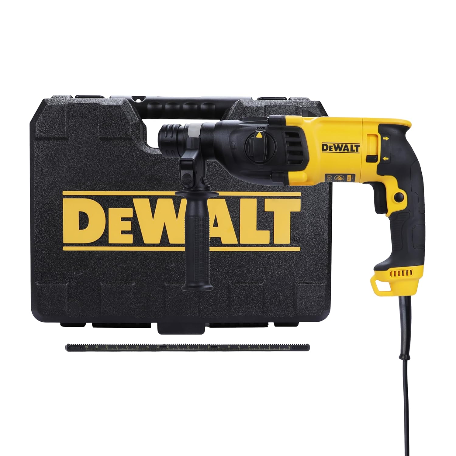 DEWALT D25133K Combi Hammer For Drilling, Hammering & Chipping, 800W 26mm SDS-Plus 3 Mode 2Kg