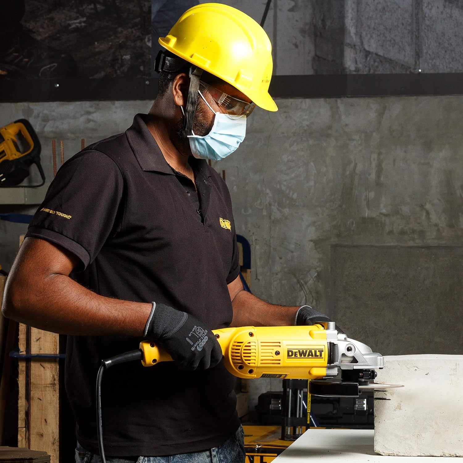 DEWALT DWE493-B4 2200 Watt 180 mm Heavy Duty Large Angle Grinder