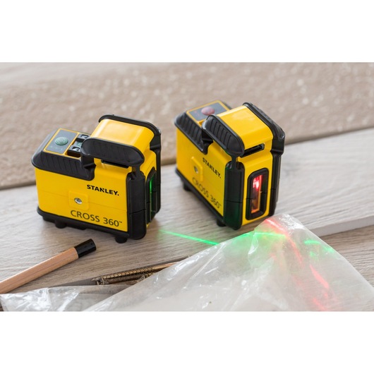 STANLEY STHT77504-1® Cross Line 360° Laser Level – Red