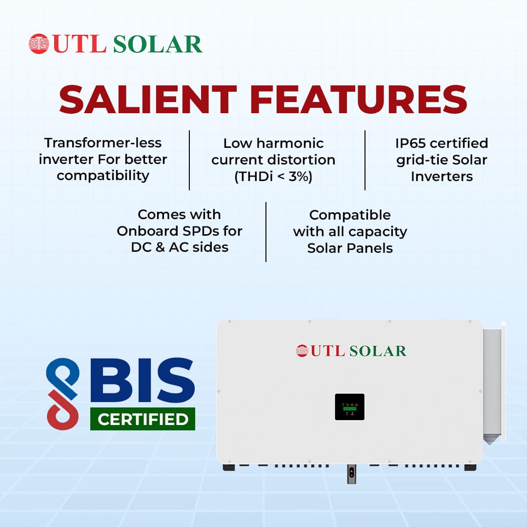 UTL On Grid Solar Inverter-UTL 110 F3 GT – GX (Pro)
