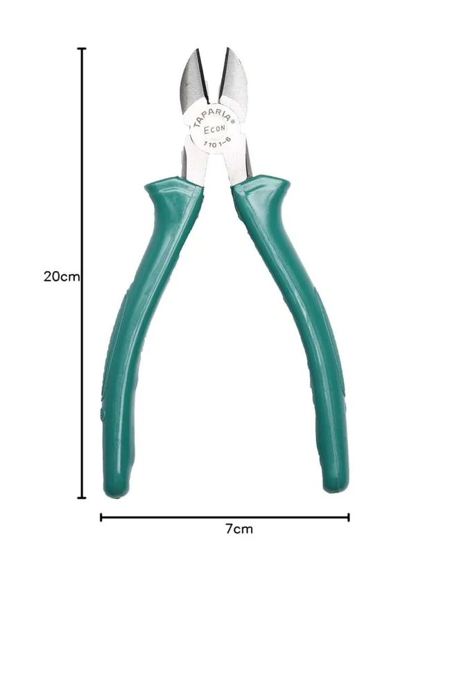 Taparia 6 Side Cutting Plier With Cable Stripper (1122-6N), Red